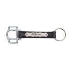 HALTER LEATHER KEY CHAIN W / PLATE
