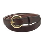 LARGE BROWN / BROWN PADDED LEATHER BELT