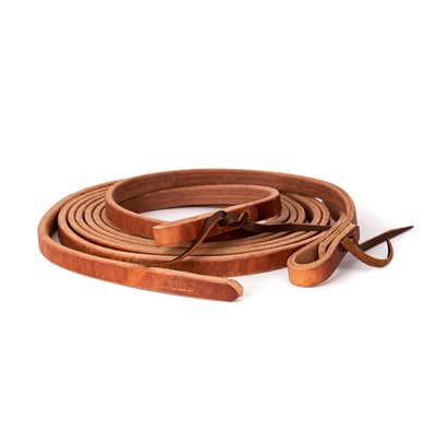 7'6" TIE END 5 / 8" HARNESS LEATHER WESTERN REINS